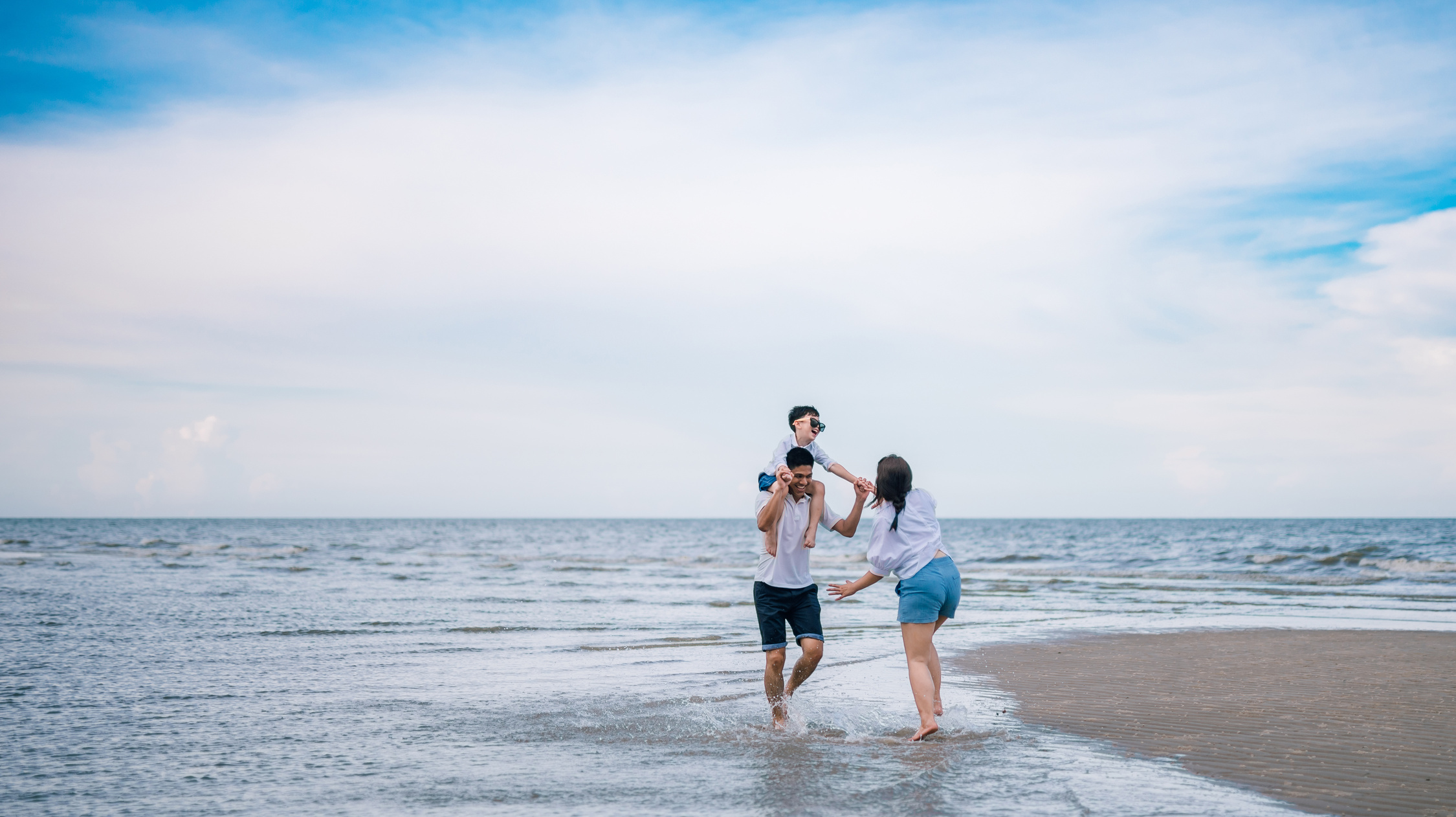 Family at the Beach